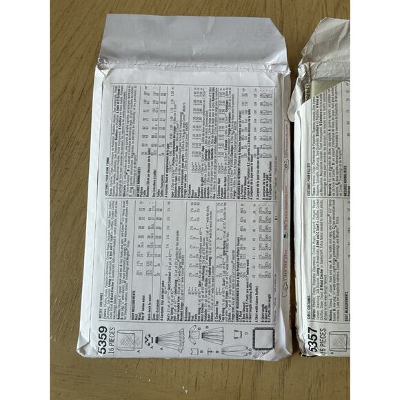 2 Simplicity Sewing Patterns Girls Moms Costumes Gypsy Aladdin Jasmine Parents - Picture 4 of 7